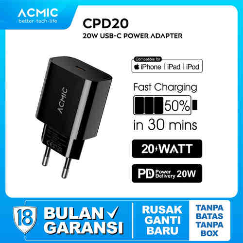 ACMIC CPD20 USB-C 20W Power Adapter